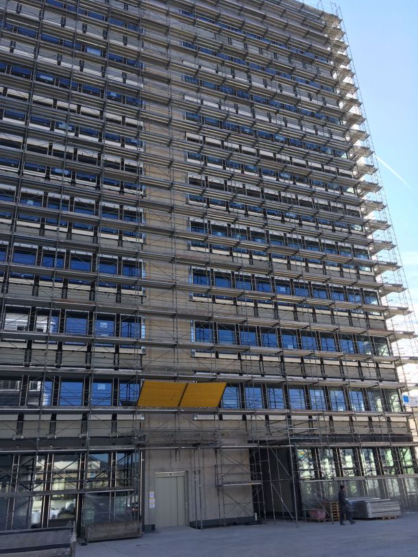 Referenzen Fassadengerüst Hochhaus