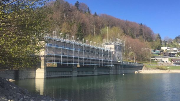 Referenz Spezialgerüst einer Brücke